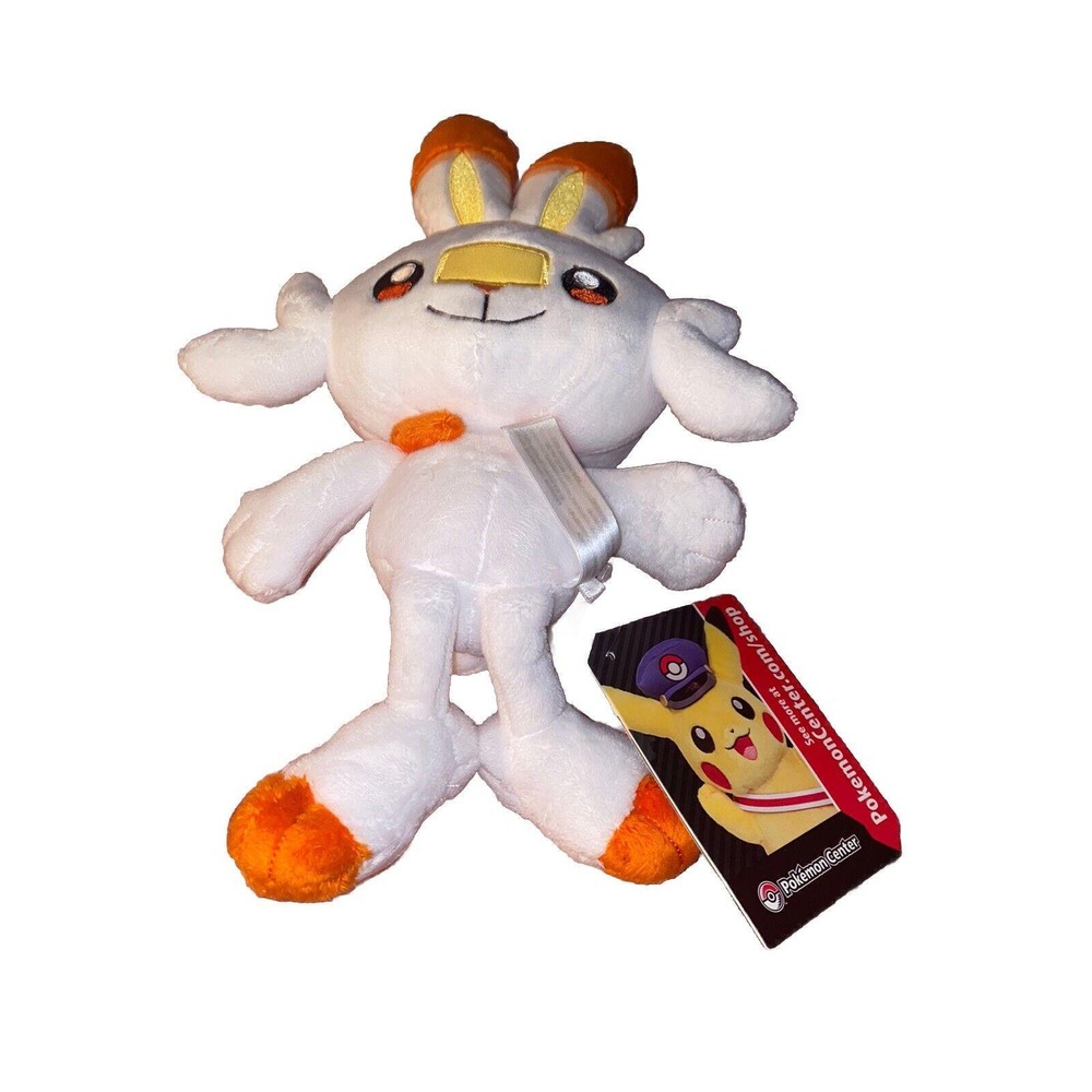 Pokemon Center Scorbunny Flambino Plush 14" 2019 Nintendo Game Character NEW TAG